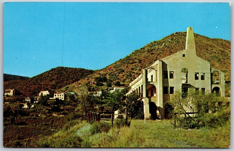 Vtg Jerome Arizona AZ Little Daisy Hotel Ghost Town 1950s View Old Postcard