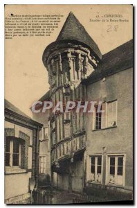 Postcard Old Chartres Staircase Queen bertha