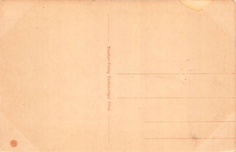 L177 Denmark Holstebro Raadhusef Station vintage postcard