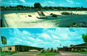 Falls View Motel Multiview Idaho Falls Idaho ID UNP 1960s Chrome Postcard Unused