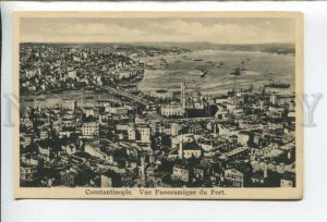 433731 TURKEY Constantinople port panorama Vintage Ahitouv postcard