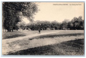 c1910 Le Champ De Foire Chatillon-Sur-Indre Saint Gilles France Postcard