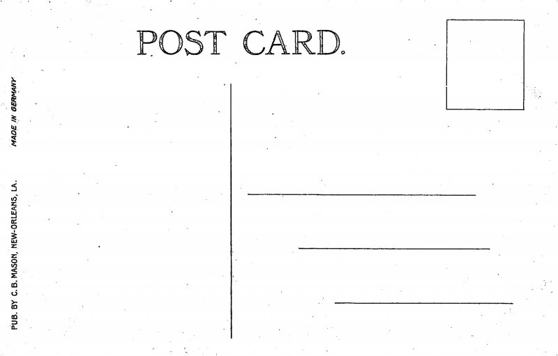 Old Archbishopric New Orleans Louisiana 1910c postcard