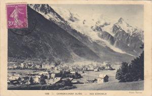 France Chamonix Mont Blanc Vue generale 1933