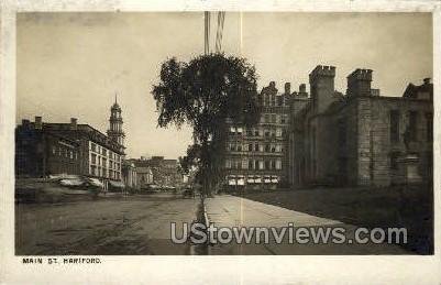 Real Photo Main Street - Hartford, Connecticut CT