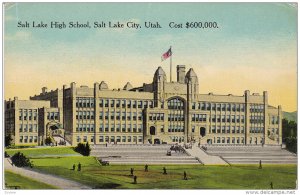 Salt Lake High School, SALT LAKE CITY, Utah, 1900-1910s