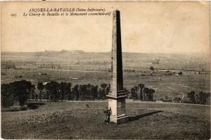 CPA ARQUES-la-BATAILLE Le champ de Bataille et le Monument (347453)