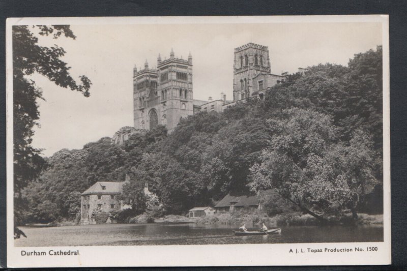 County Durham Postcard - Durham Cathedral. Posted 194? -  Ref.T3297