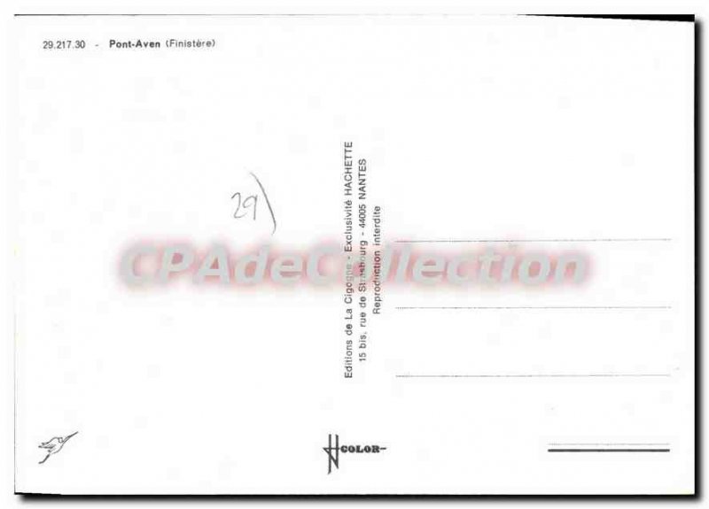 Modern Postcard Pont Aven