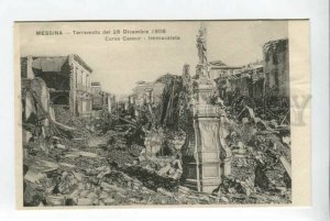 425945 ITALY Messina after earthquake 1908 year Corso Cavour Vintage postcard