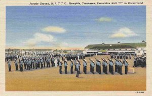 Naval Air Technical Training Center Parade Ground Memphis Tennessee postcard