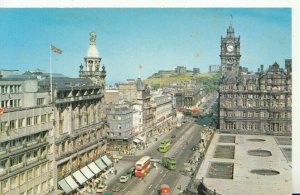 Scotland Postcard - Princes Street & Calton Hill from Scott Monument Ref TZ10124