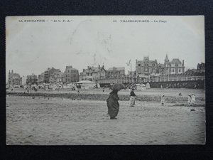 France La Normande VILLERS SUR MER La Plage c1904 Postcard