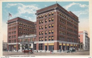 DAVENPORT , Iowa , 1910s ; Hotel Davenport