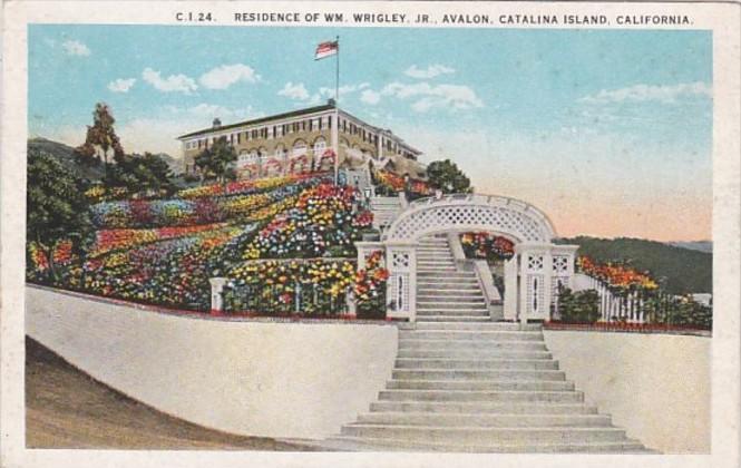 California Catalina Island Avalon Residence Of William Wrigley Jr