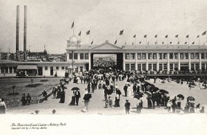 Vintage Postcard Boardwalk & Casino Asbury Park New Jersey NJ J. Murray Pub.