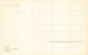 Pentecost Greetings Anthropomorphic Humanized Maybug Mail Coach postcard C317