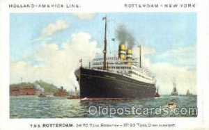 T.S.S. Rotterdam, Holland-America line Ship Shps, Ocean Liners, Unused 