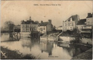 CPA CREIL - Bras de l OISE et Hotel de Ville (130019)