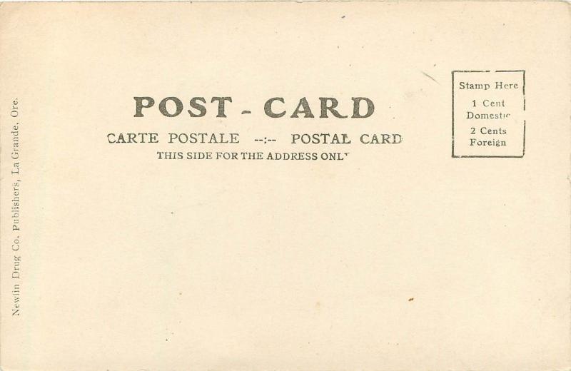 Vintage Postcard La Grande Oregon Multiview Public Schools Union County