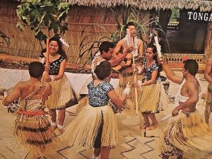 Postcard  View of Tongan Dancers in Hawaii.                X4