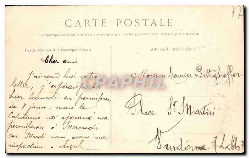 Old Postcard Fontainebleau Palace Of The D & Grille # 39Honneur And The Court...