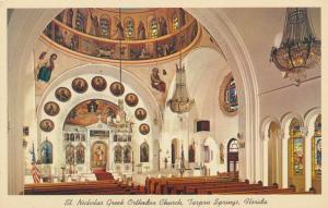 Interior St Nicholas Greek Orthodox Church - Tarpon Springs FL, Florida