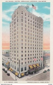 READING , Penn. , 1910s ; Abraham Lincoln Hotel