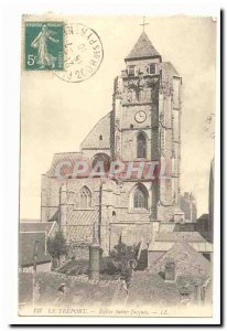 Treport Postcard Ancient Church St. Jacques