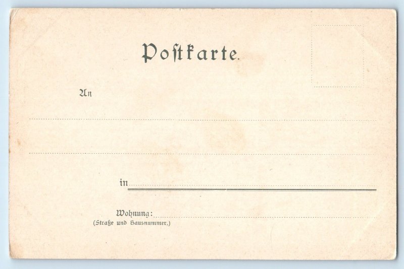 Nuremberg Bavaria Germany Postcard Tomb Monument Sebaldus Grave c1905