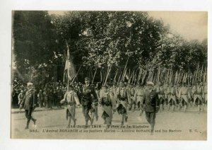 487827 WWI 1919 Victory Day celebration in Paris Admiral Ronarch and his marines