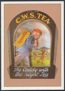 Advertising Postcard - Robert Opie Golf Series - C.W.S.Tea  A7865