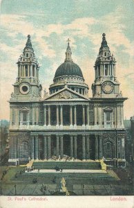 Postcard UK England London St Paul cathedral