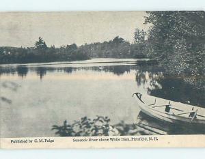 Divided-Back RIVER SCENE Pittsfield New Hampshire NH hp5561