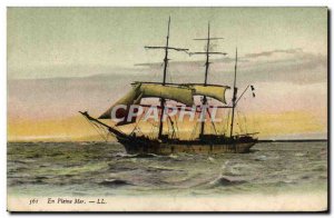 Old Postcard The Perfect Boat Sailboat Sea