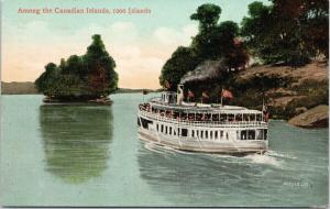 Among The Canadian Islands 1000 Islands Ontario ON c1908 Postcard D86