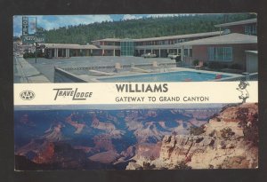 WILLIAMS ARIZONA GRAND CANYON ROUTE 66 MOTEL VINTAGE ADVERTISING POSTCARD