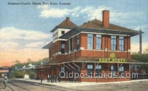 Missouri Pacific Depot, Fort Scott, KS, Kansas, USA Train Railroad Station De...