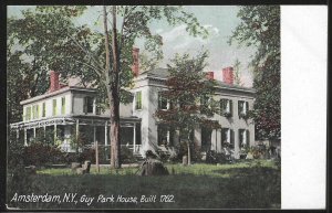Guy Park House, Built 1762, Amsterdam, New York, Early Postcard, Unused