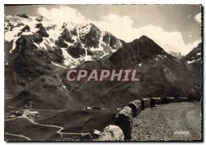 Postcard Modern Villar d'Arene Htes Alps Lautaret and Galibier Route du Glaci...