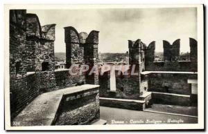 Postcard Old Verona Castello Scaligero Dettaglio