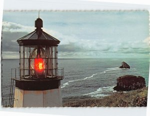 Postcard Lighthouse Beacon Oregon Coast Oregon USA