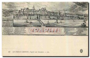 Old Postcard Old Chinon