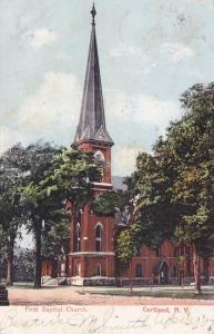 First Baptist Church - Cortland NY, New York - UDB