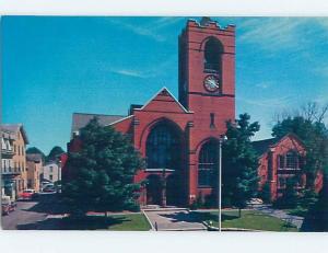 Unused Pre-1980 CHURCH SCENE Attleboro Massachusetts MA A6693