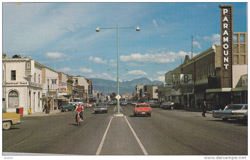 Bernard Avenue , KELOWNA , B.C. Canada , 50-60s