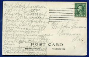 York Nebraska ne Pennant old postcard 1910s