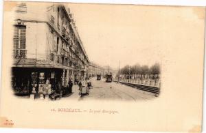 CPA AK BORDEAUX - Le quai bourgogne (192704)