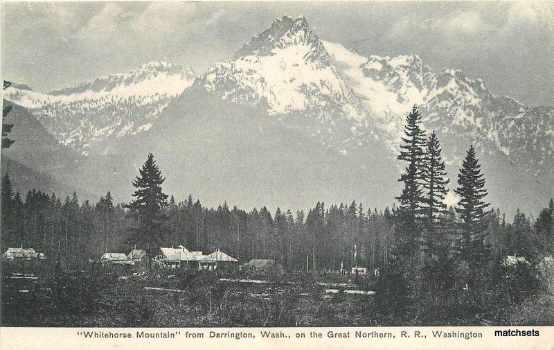 1908 Whitehorse Mountain Darrington Washington railroad Puget Sound 10356