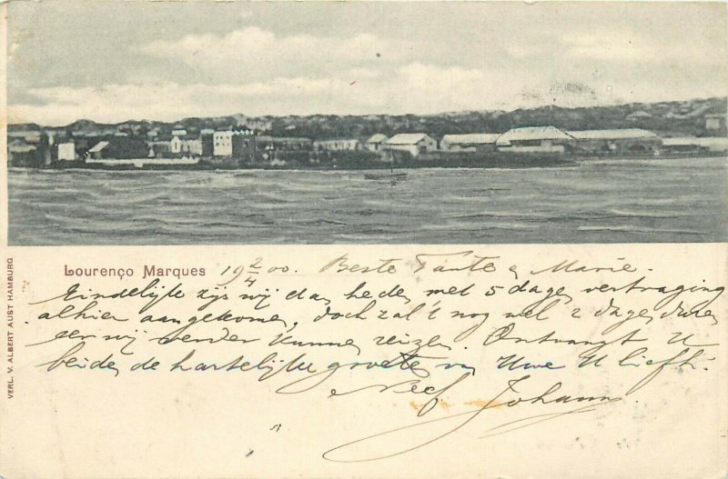 Maputo Mozambique Lourenco Marques postcard